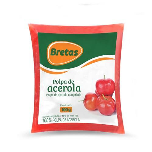Polpa de Acerola Bretas 100g