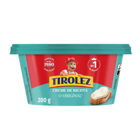 Creme Ricota Tirolez Tradicional Pt 200g
