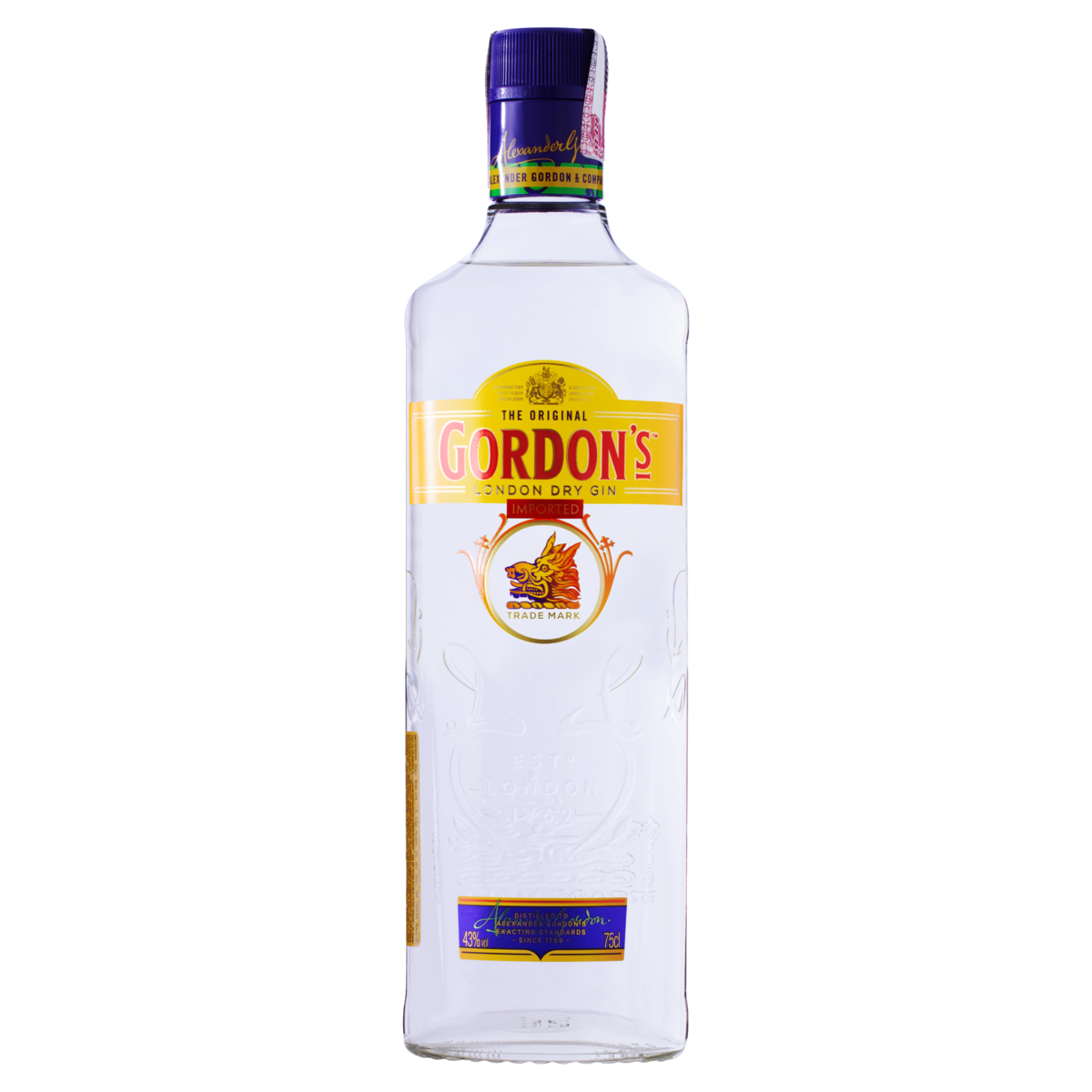 BEB. GIM DIAGEO GORDONS 750ML ASC