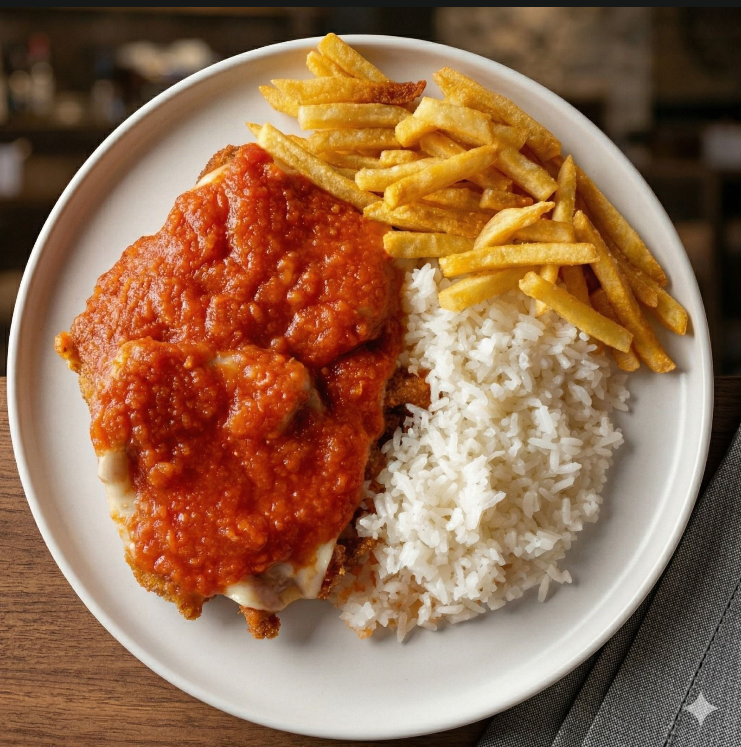 PARMEGIANA DE FRANGO