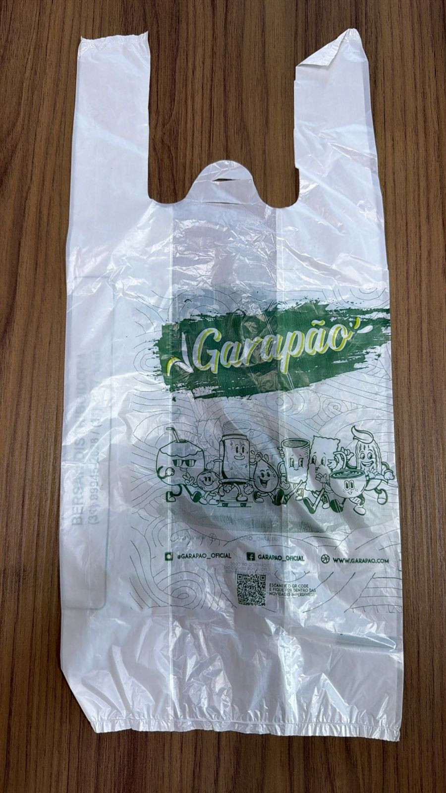 SACOLA GARAPÃO - PACOTE 1000 UND