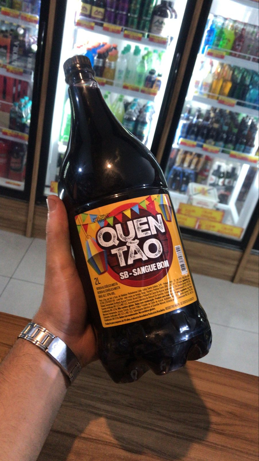 VINHO SANGUE BOM QUENTÃO PINHEIRENSE 2L