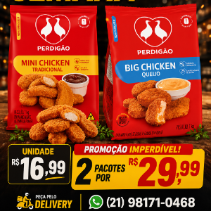 PROMOCAO MINI CHICKEN 1KG 2 UNIDADES 29,99