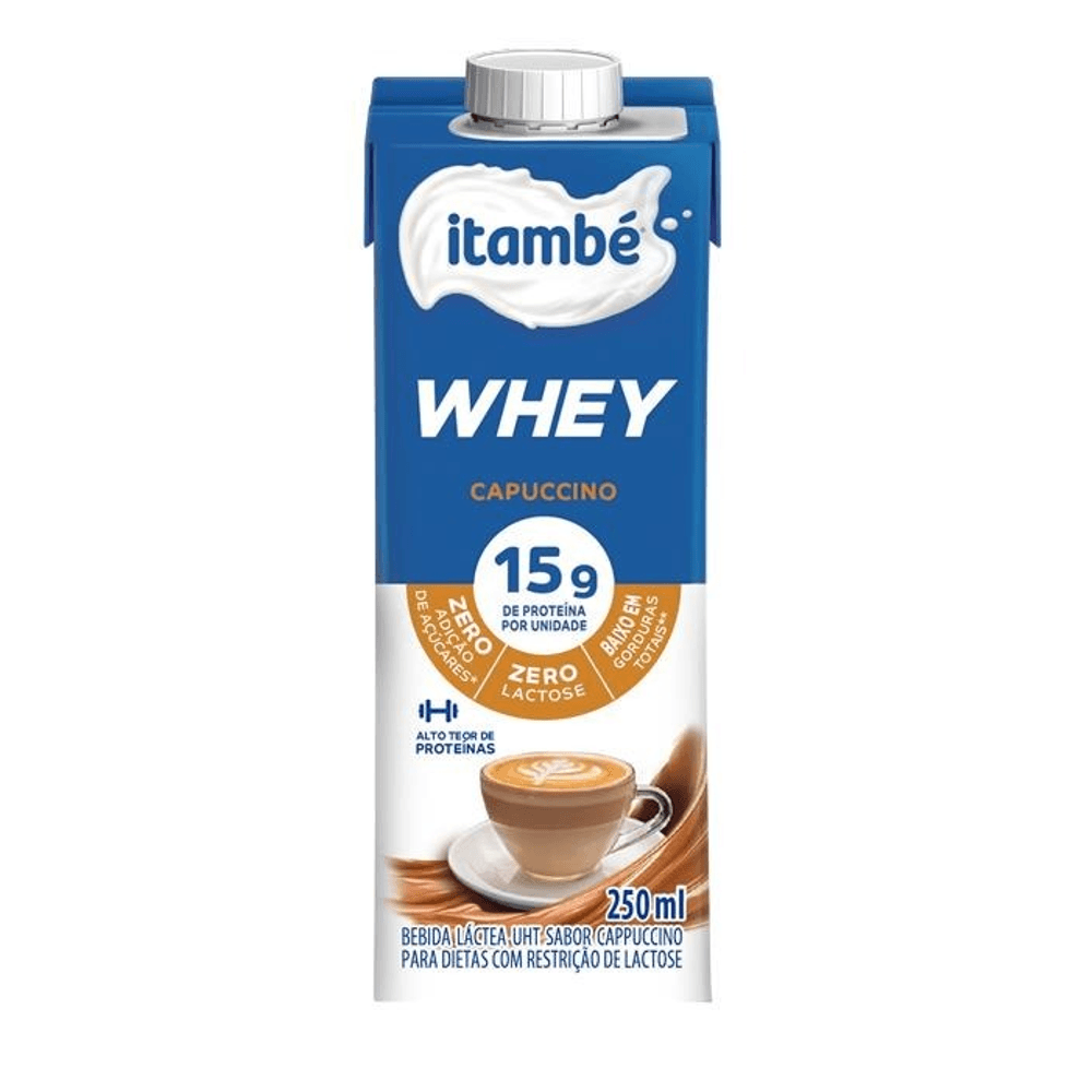BEBIDA LACTEA WHEY ITAMBE CAPUCCINO 250ML