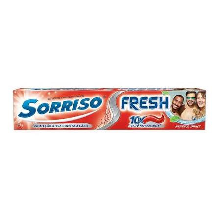 Creme dental sorriso 90g mentol impact 