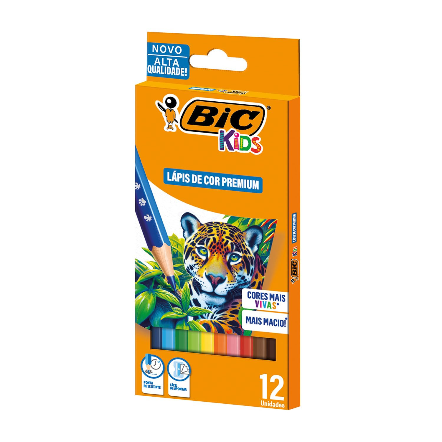 Lápis bic color Premium c/12 un 