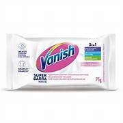 SABÃO TIRA MANCHAS VANISH BARRA WHITE 75G