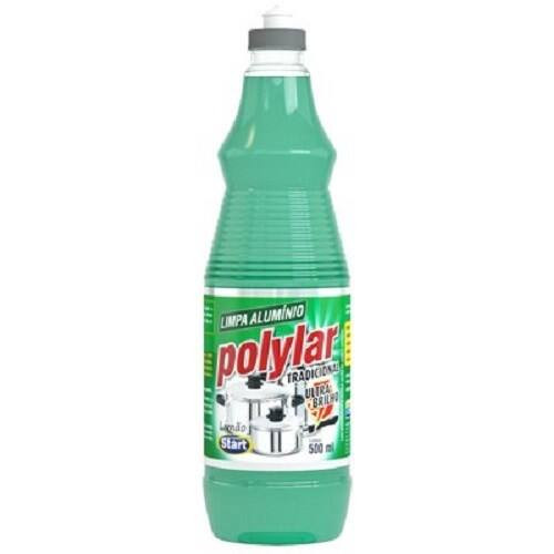 Limpa Alumínio Polylar Limão 500ml