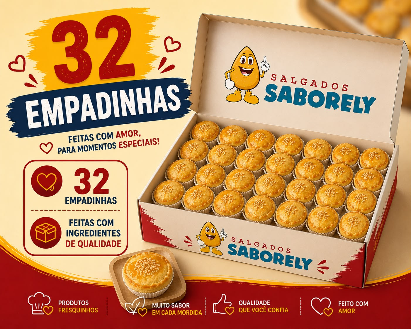  32 EMPADAS