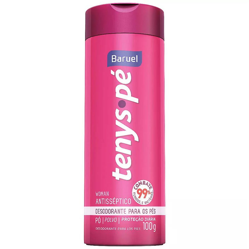 TALCO ANTISSEPTICO TENYS PE BARUEL WOMAN 100G