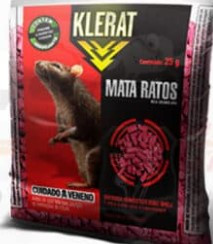 MATA RATOS RATICIDA KLERAT 25G GRANULADO