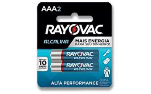 PILHA RAYOVAC AAA ALCALINA 2UND