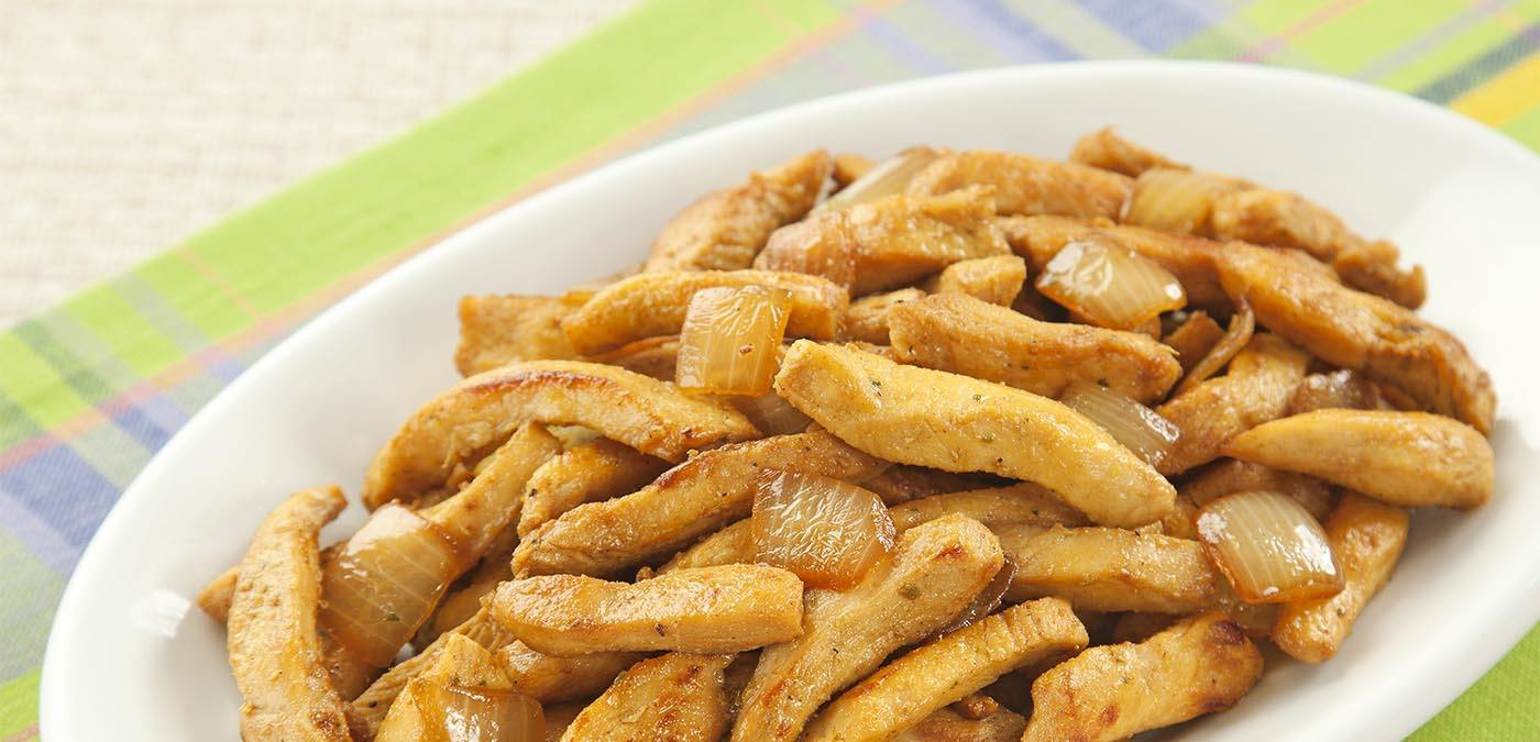 Isca de Frango Grelhado.