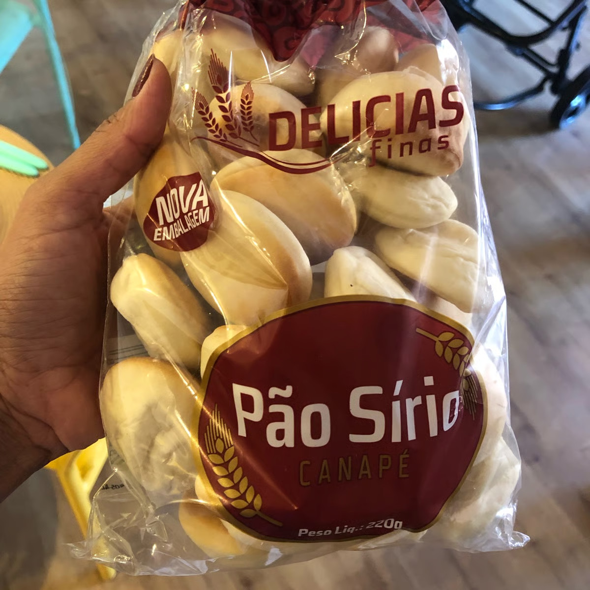 Pão Sirio Canapé