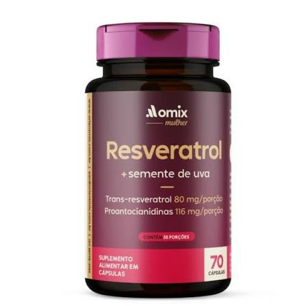 Resveratrol-Semente De Uva Omix 70 Caps