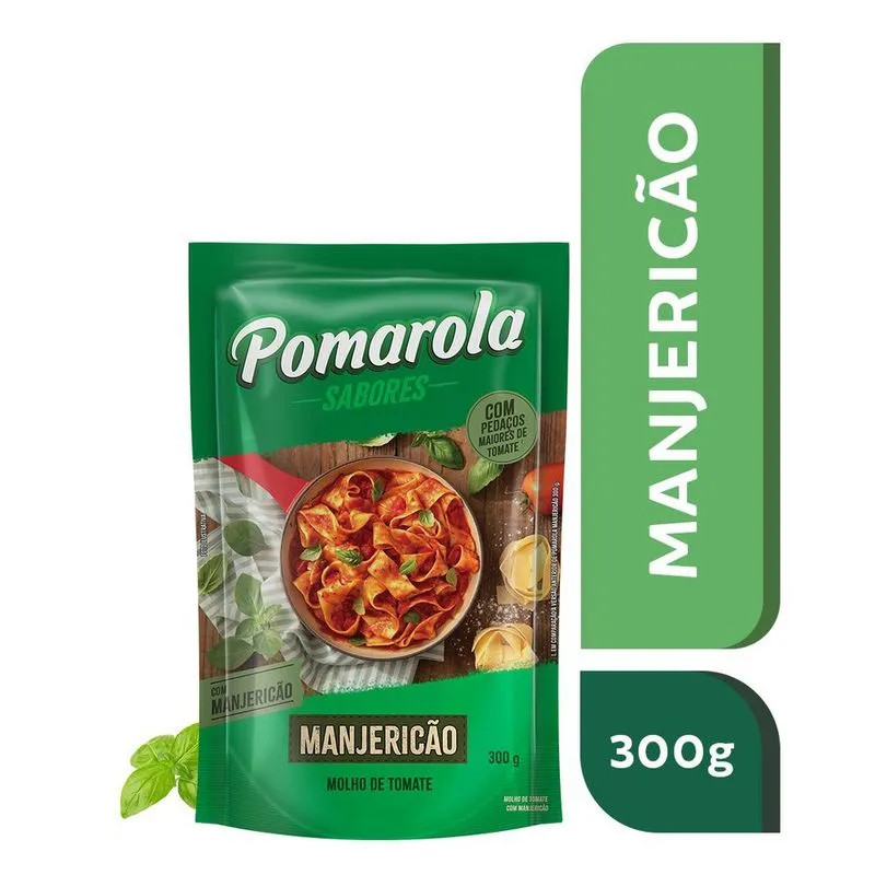 Molho De Tomate Pomarola Sc Caseiro Manj 300g