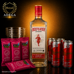 COMBO BEEFEATER LONDON (REDBULL/GELO DE MELANCIA)