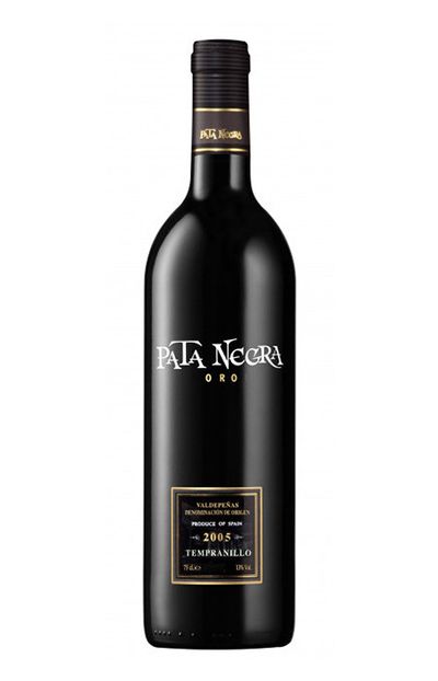 VINHO TINTO PATA NEGRA ORO TEMPRANILLO  VALDEPENAS  750ML
