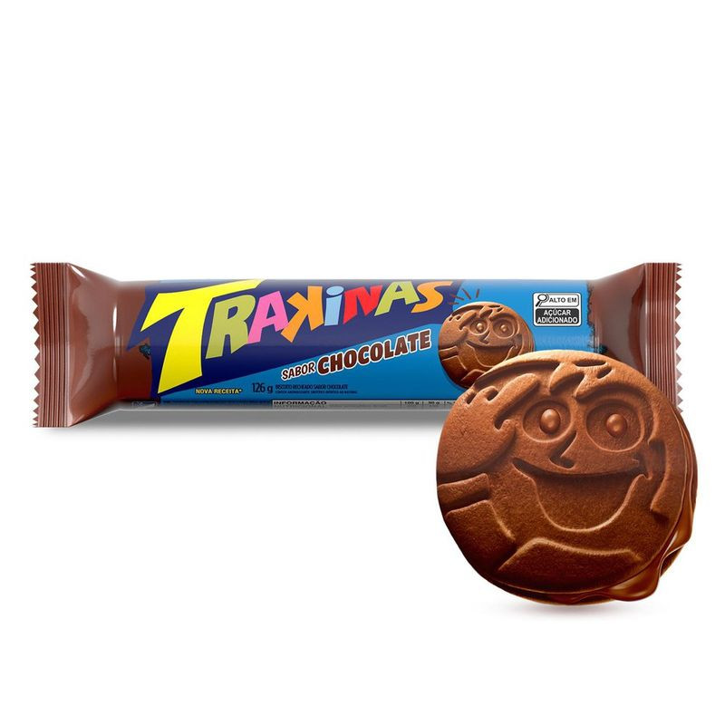 BISCOITO TRAKINAS CHOCOLATE