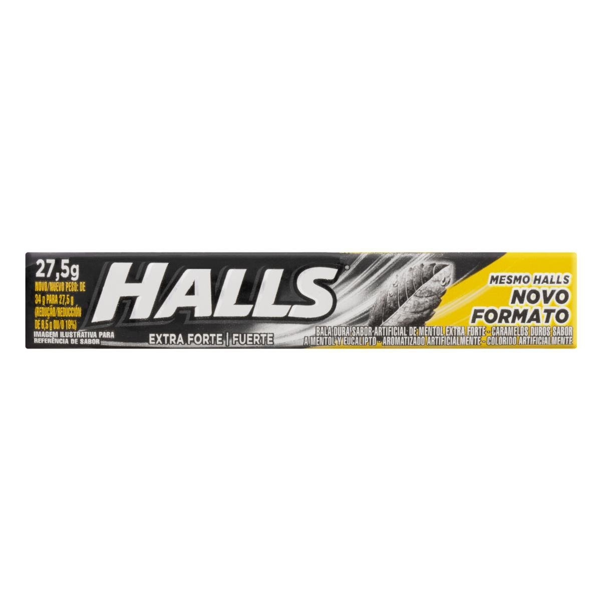 HALLS EXTRA FORTE/PRETA
