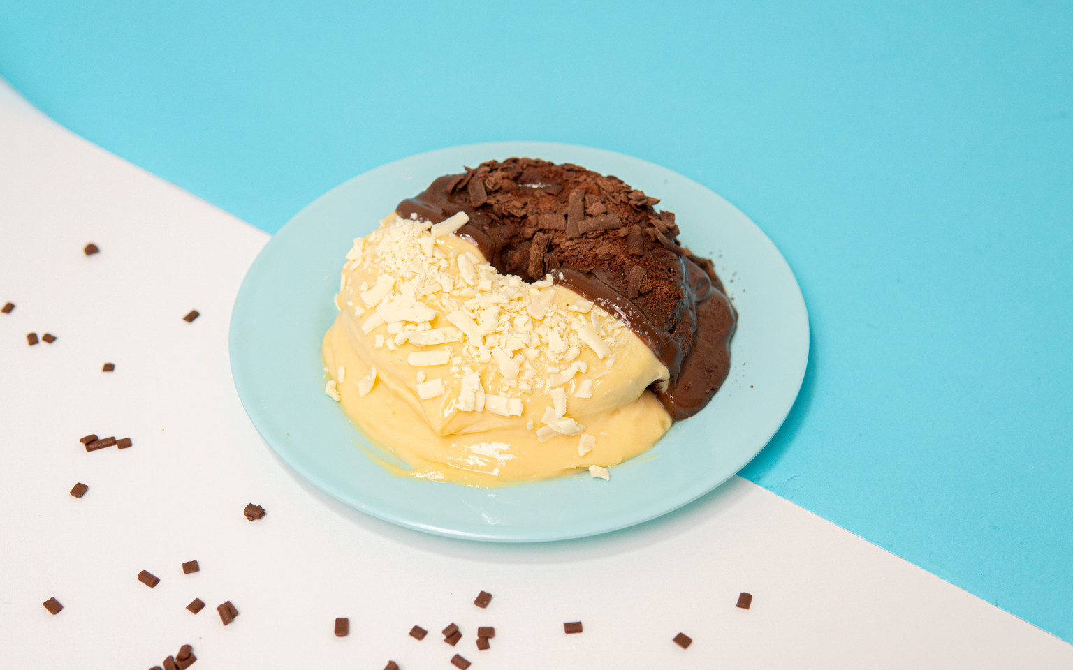 MOUSSE DE MARACUJÁ COM BRIGADEIRO TRADICIONAL 