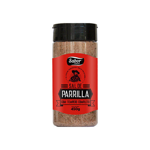SAL DE PARRILLA COM TEMPERO COMPLETO SABOR 450G