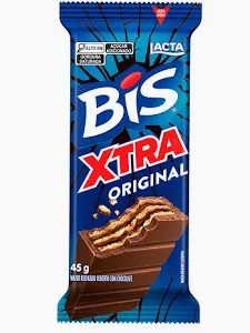 BIS XTRA ORIGINAL - COBERTA  CHOCOLATE AO LEITE  