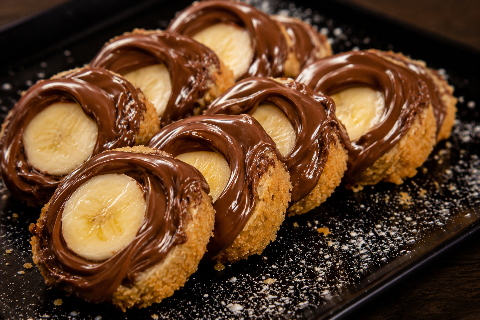 Banana com Nutella 