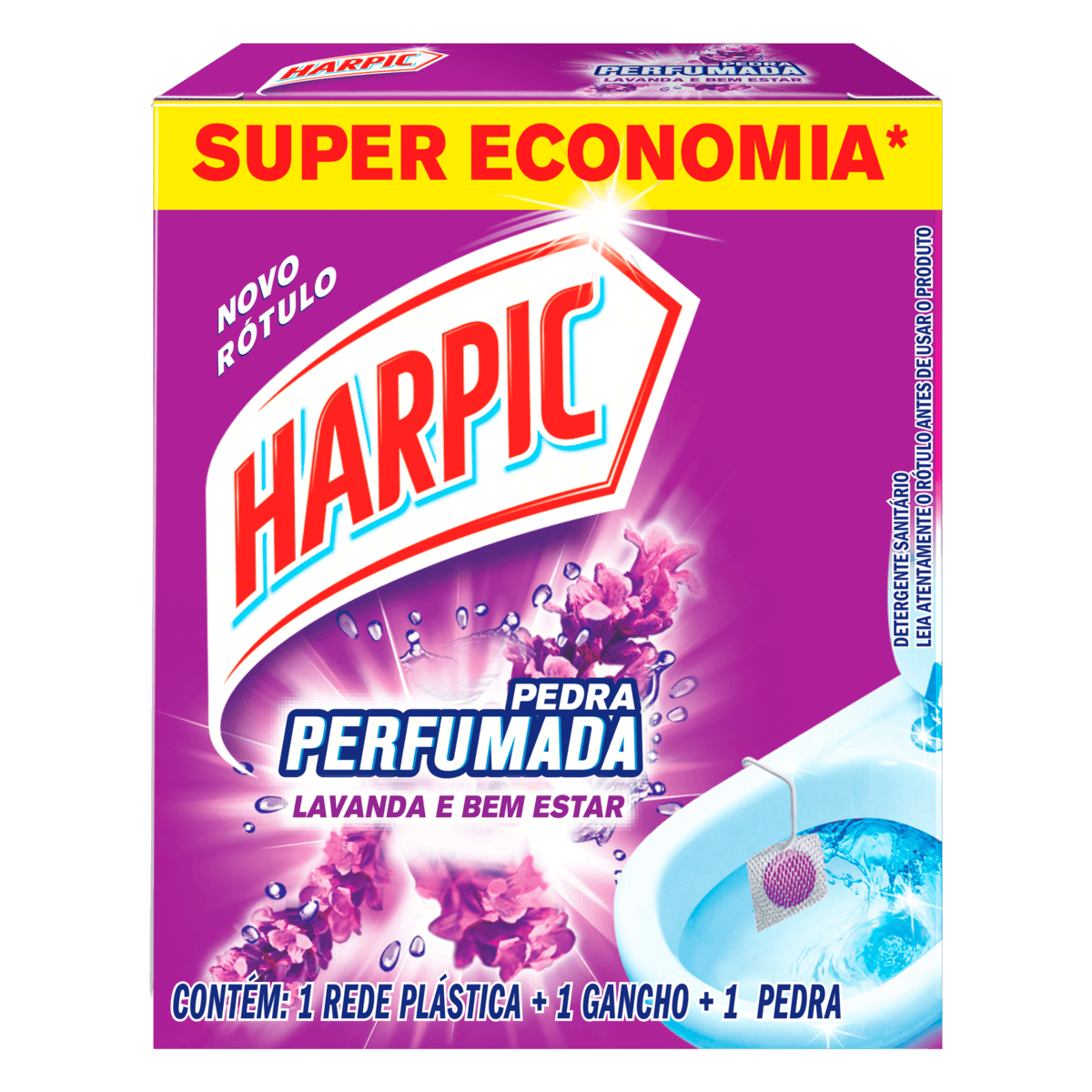 PEDRA SANITÁRIA HARPIC LAVANDA 