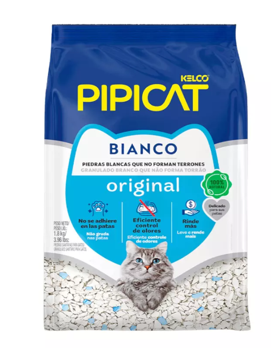 Areia Pipicat Bianco Original 1,8Kg