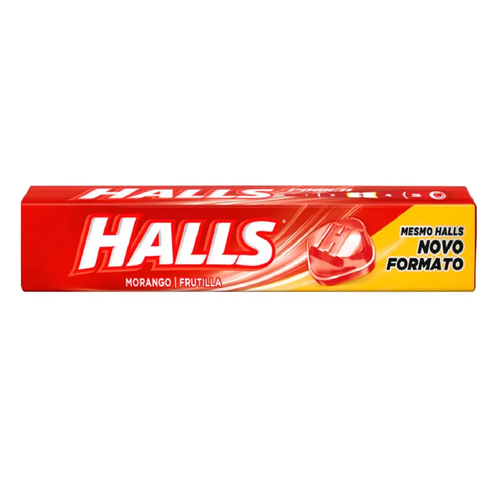 Bala Halls Morango 28g