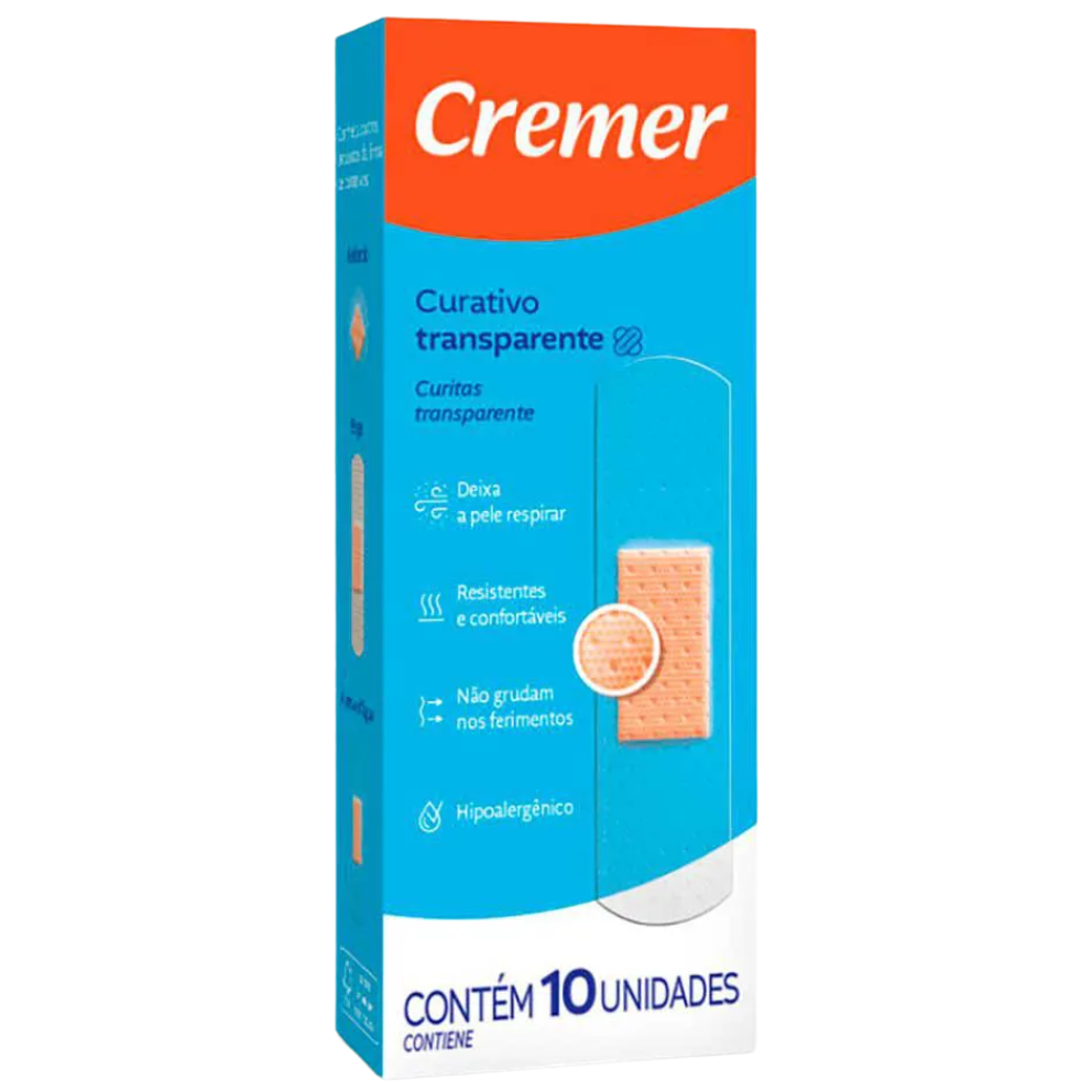 CURATIVO CREMER TRASPARENTE C/10UN