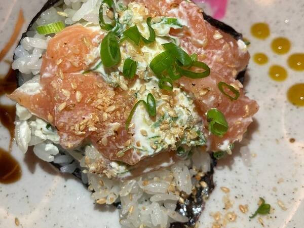 Temaki de salmão