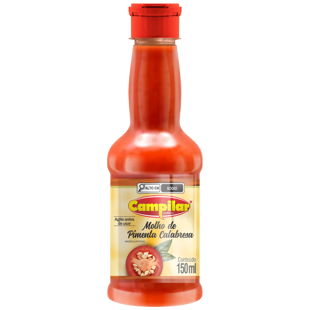 MOLHO DE PIMENTA CAMPILAR CALABRESA 150ML