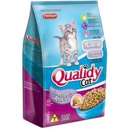 Ração para Gatos Filhotes Qualidy Cat Premium Carne e Frango Embalagem 500g