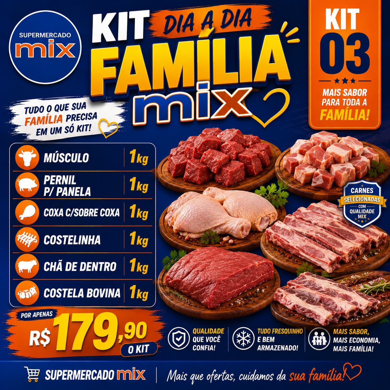 KIT 03 DIA A DIA FAMILIA
