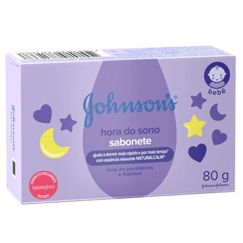 Sabonete Relaxante em Barra Baby Hora do Sono Johnson's 80g