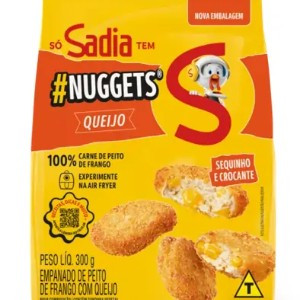 NUGGETS FRANGO COM QUEIJO 300G
