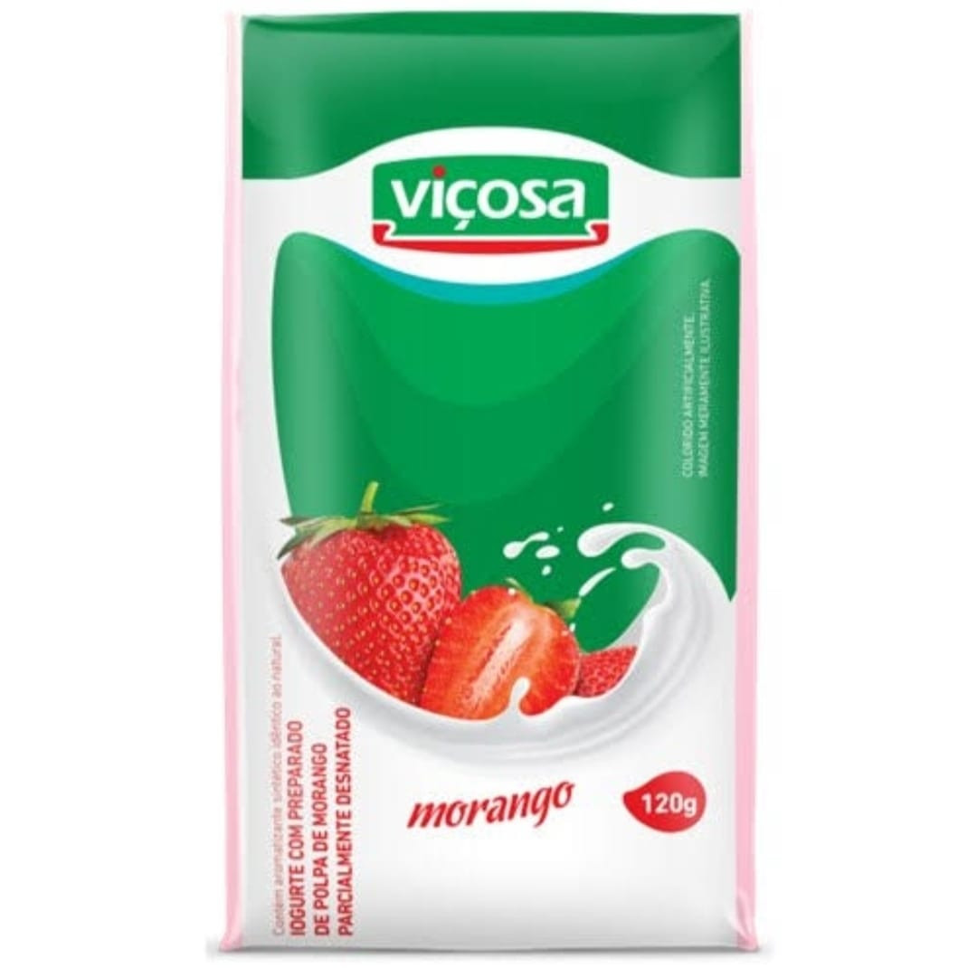 IOGURTE VIÇOSA 120G MORANGO