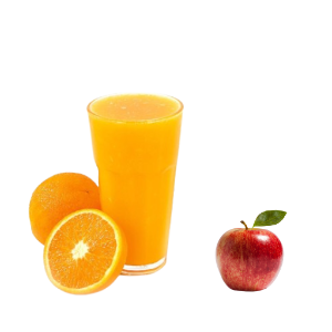 SUCO LARANJA C/ MAÇA COPO