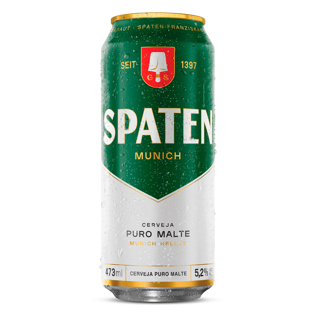 CERVEJA SPATEN PURO MALTE 473ML