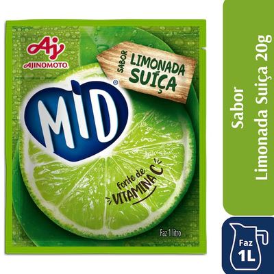 Refresco Em Pó Limonada Suíça Mid 20g