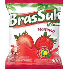 SUCO BRASSUK MORANGO 300G