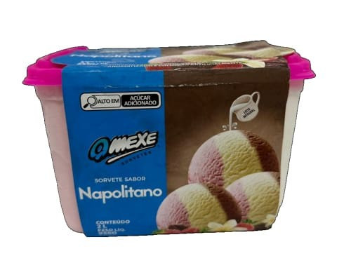 SORVETE QMEXE NAPOLITANO 2L