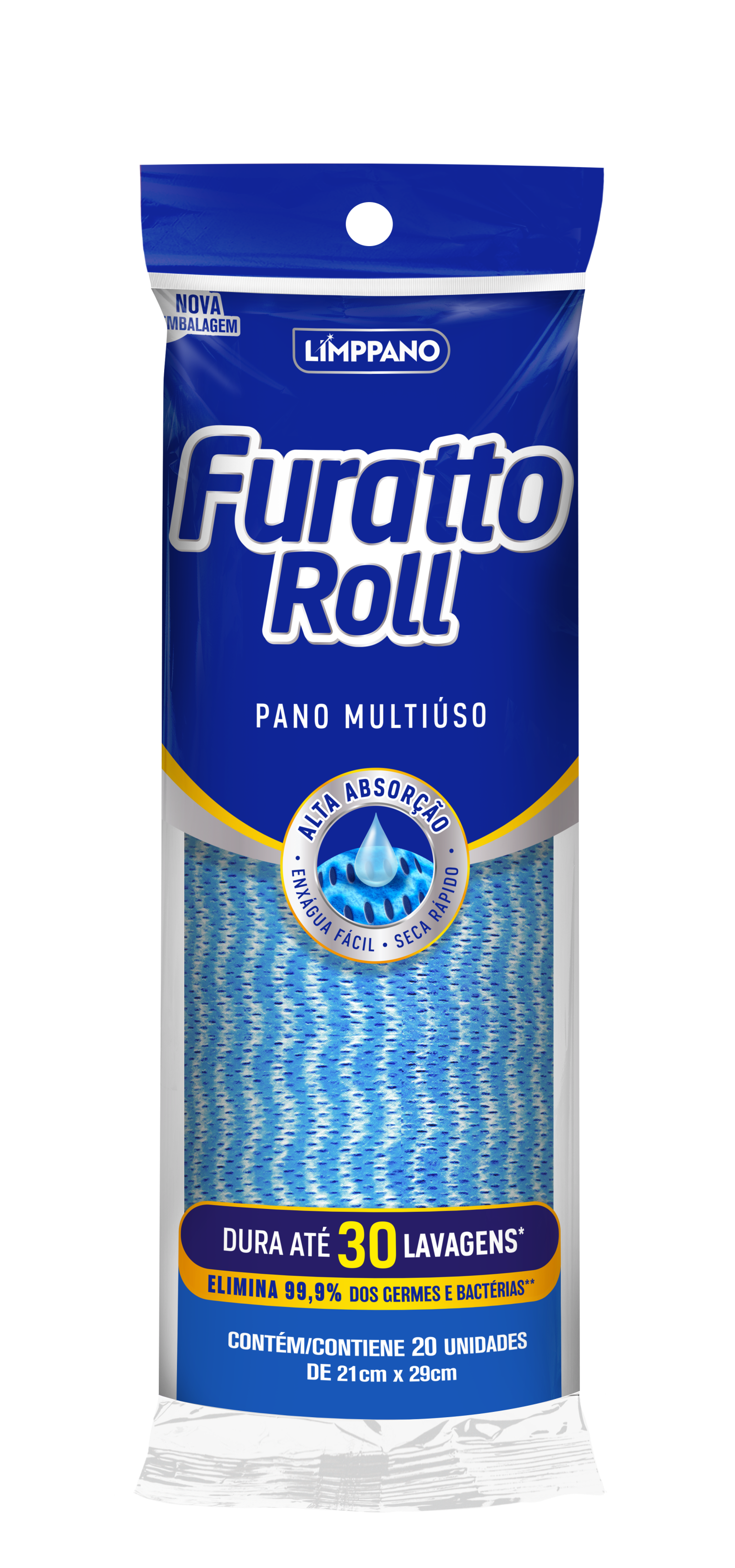 Pano Multiuso Limppano Futatto Roll 20Uni