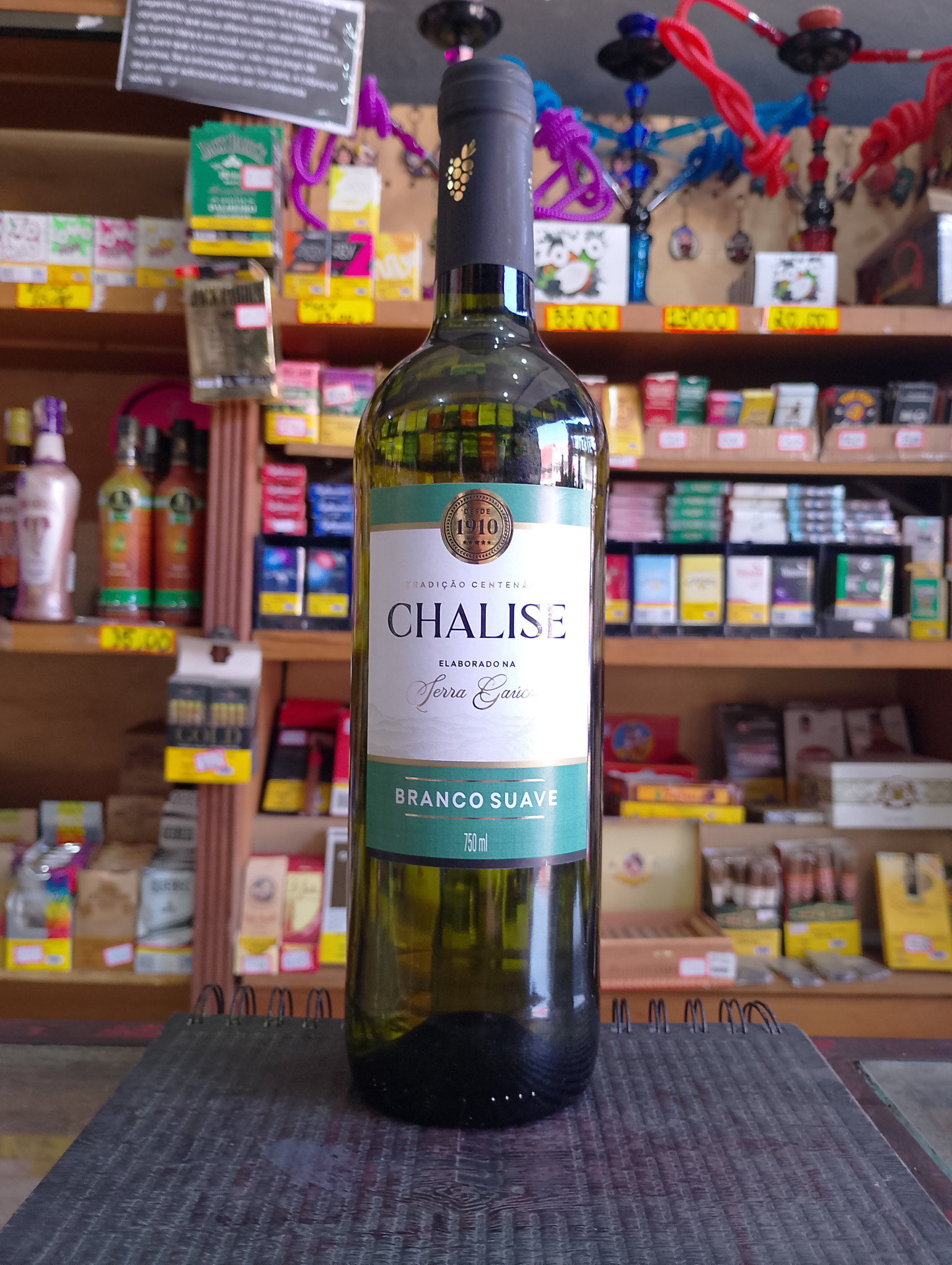 VINHO SALTON CHALISE BRANCO SUAVE 750ML