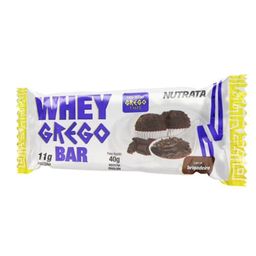 Barra de Whey Protein Nutrata Grego Brigadeiro Barra 40g