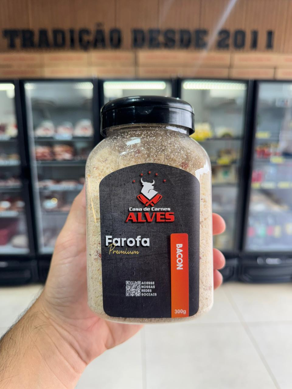 FAROFA GOURMET DE BACON