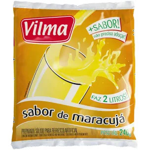 SUCO REFRESCO VILMA MARACUJA 240G