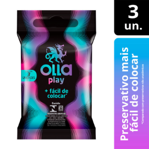 PRESERVATIVO OLLA PLAY COM 3